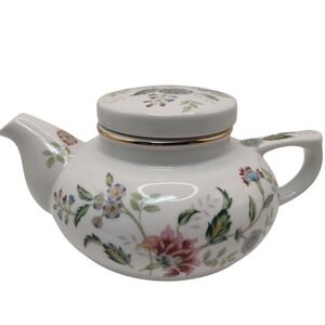 Vintage Andrea‎ By Sadek Teapot Buckingham Floral Porcelain with Lid Holds 24 oz
